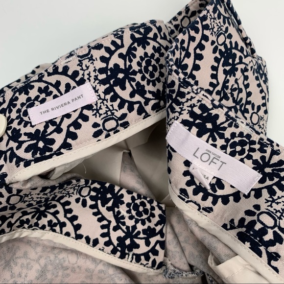 Ann Taylor Loft The Riviera Pant Marisa Geometric - Picture 5 of 10